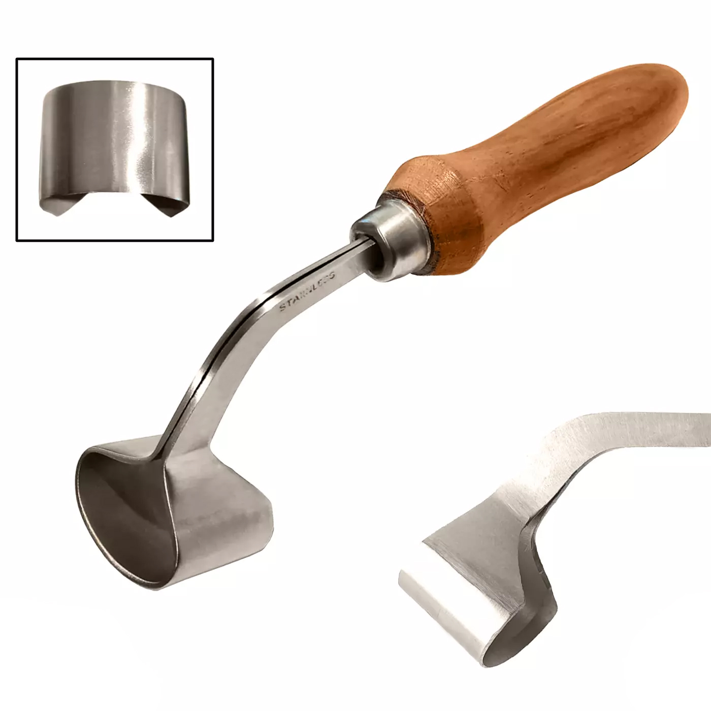 Image de Couteau à sabot suisse avec manche en bois