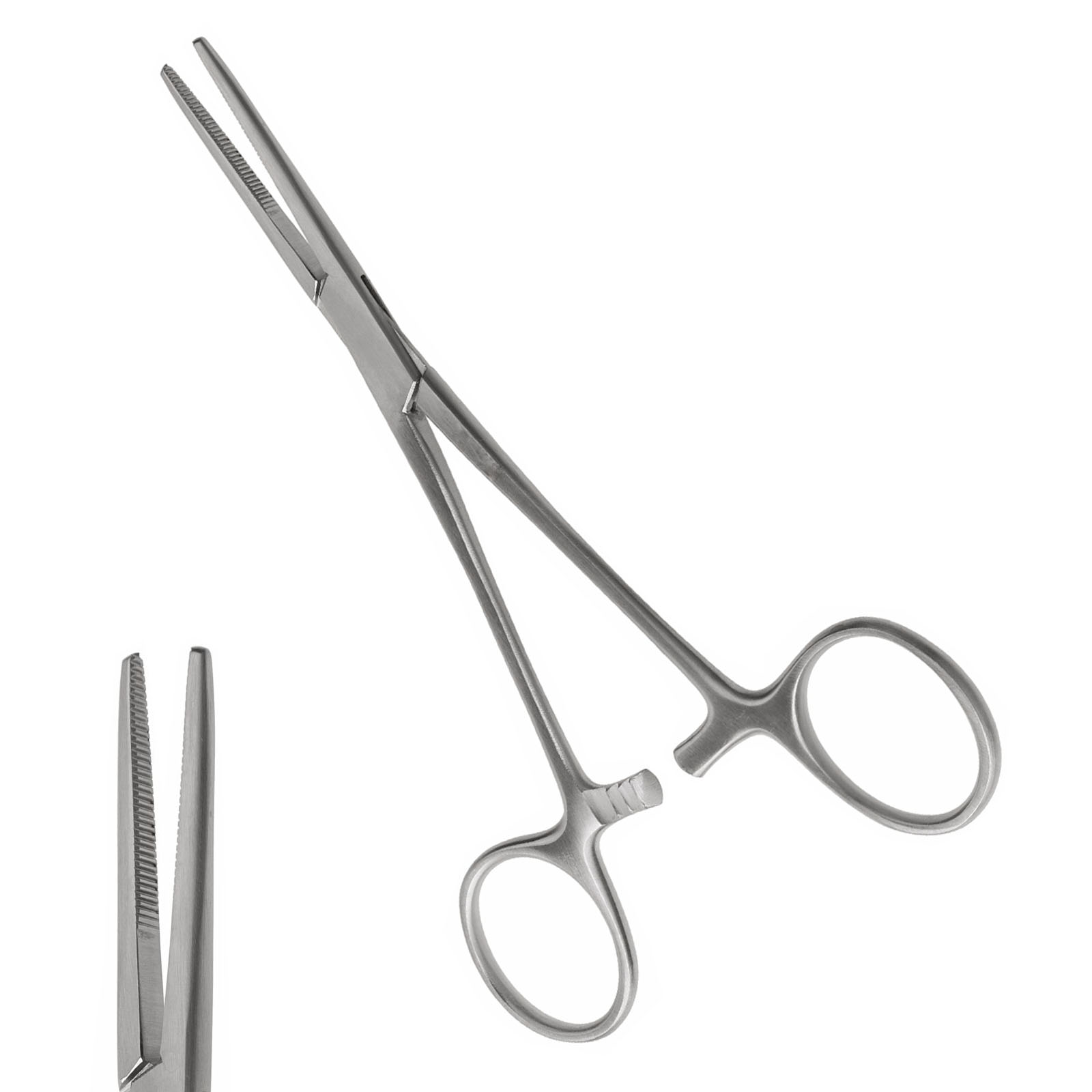 Immagine di Forcipe di Kelly Retti 16cm | Pinza Emostatica in Acciaio Inossidabile per Uso Chirurgico, Medico e Dentale